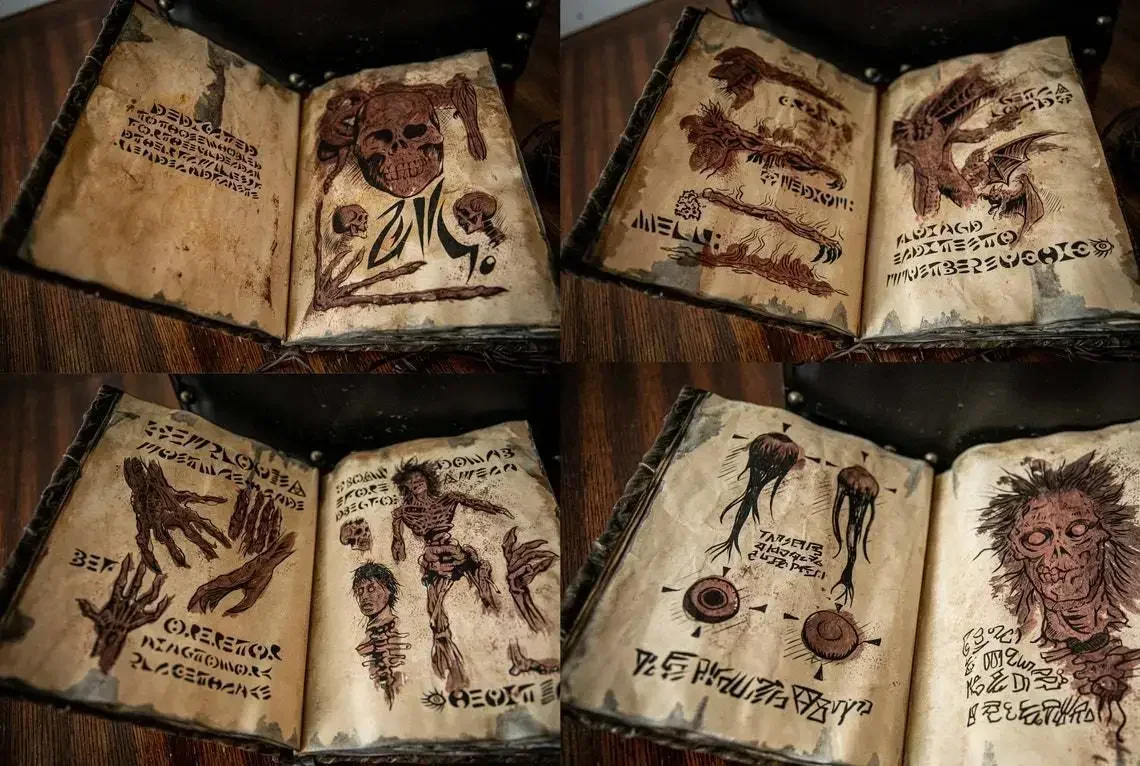 Vintage And Collectible Books - Vintage Necronomicon - Boek voor het