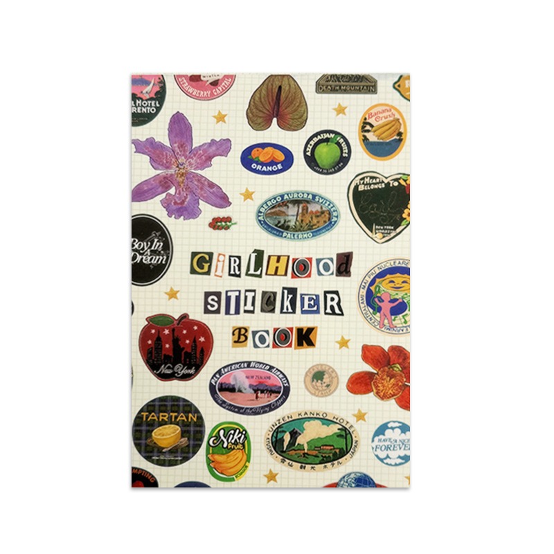 Vintage And Collectible Books - Nieuwe aanwinst vintage meisjes-stickerboek retro stijl
