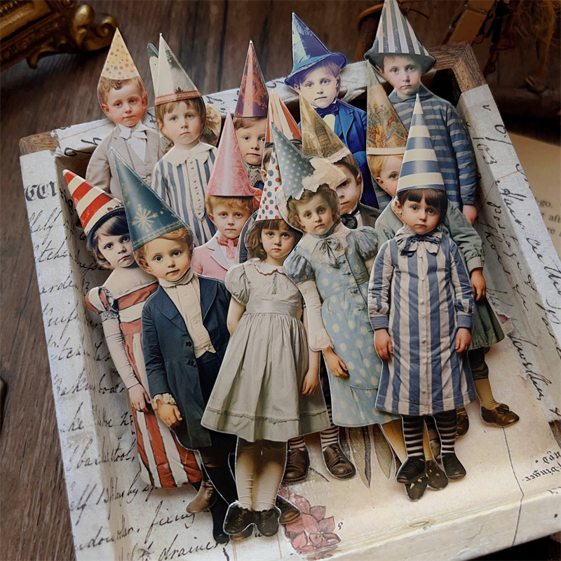Vintage Toy Collector - 15 stuks vintage clown party kinderen