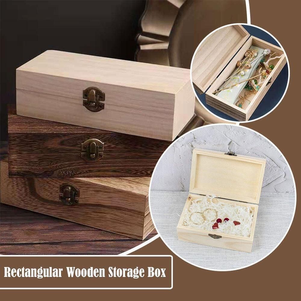 Vintage Collectible Show - Multifunctionele houten geschenkverpakkingsdozen Vintage houten kist