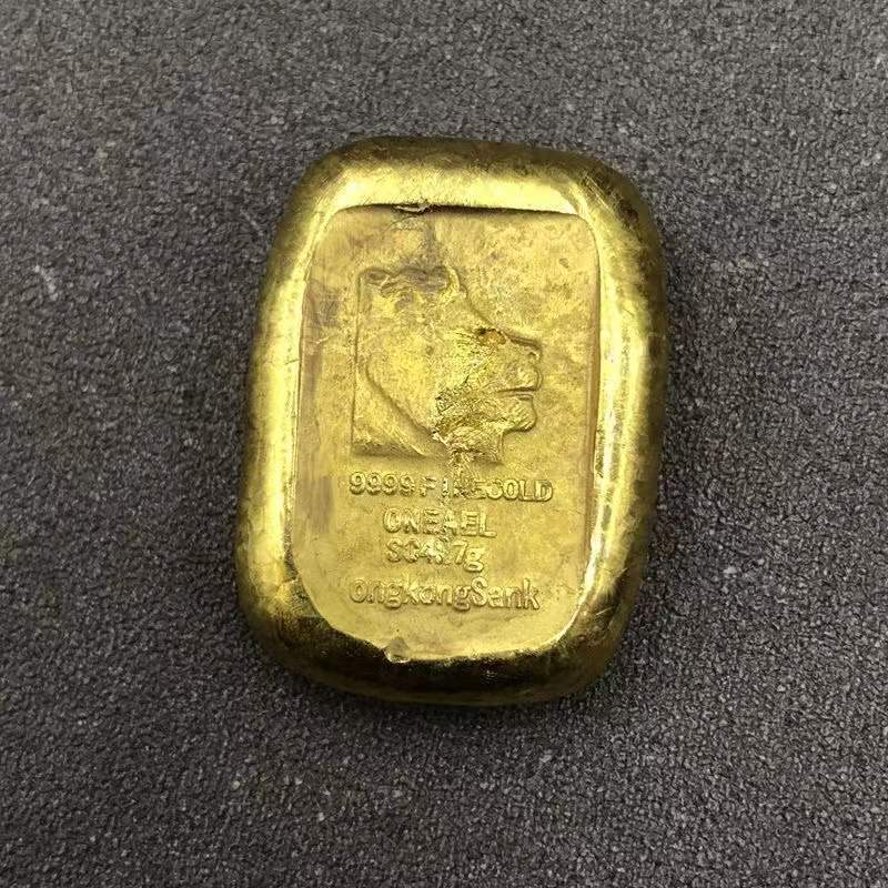 Small Vintage Collectible Items - Antieke koperen verdikte gouden munten, gouden