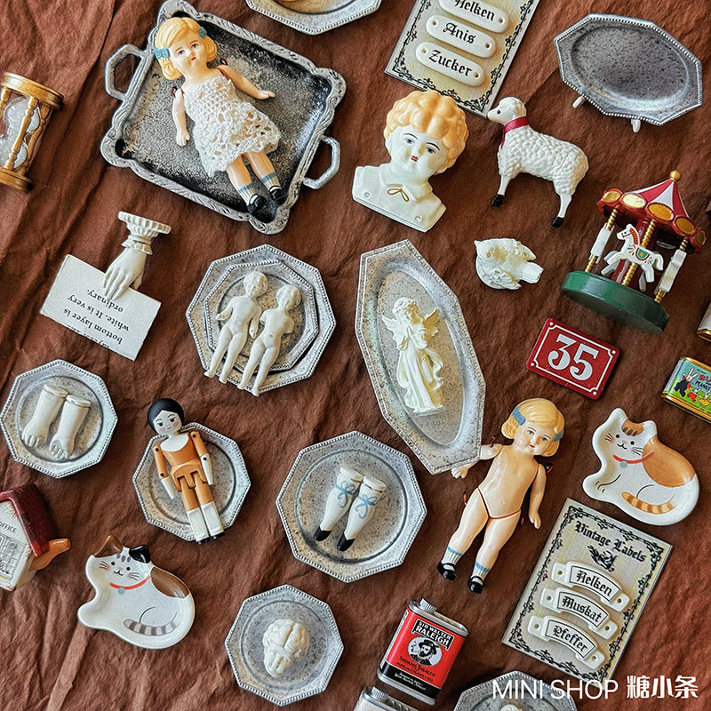 Miniatuur vintage poppenset, h - Vintage Toy Collector recensie en prijs