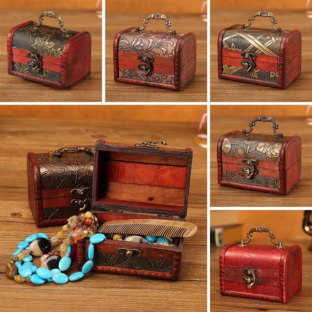 Creatieve mini houten sieraden - Vintage Collectible Show recensie en prijs
