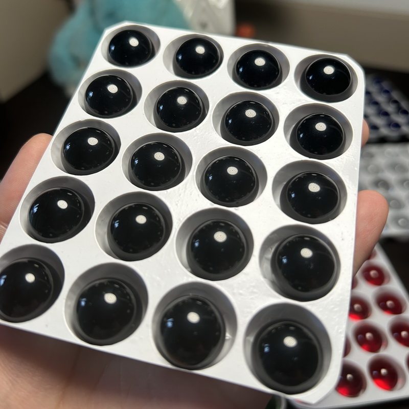 Zwarte glazen marmeren kralen  - Vintage Collectible Marbles recensie en prijs