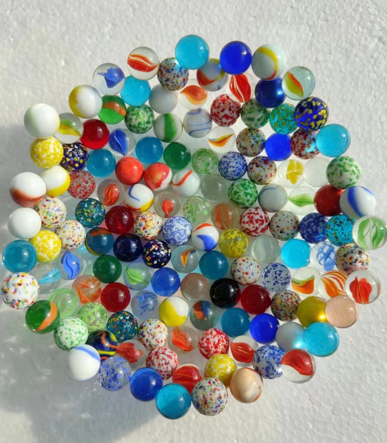 16mm 25mm 35mm Gekleurde Glaze - Vintage Collectible Marbles recensie en prijs