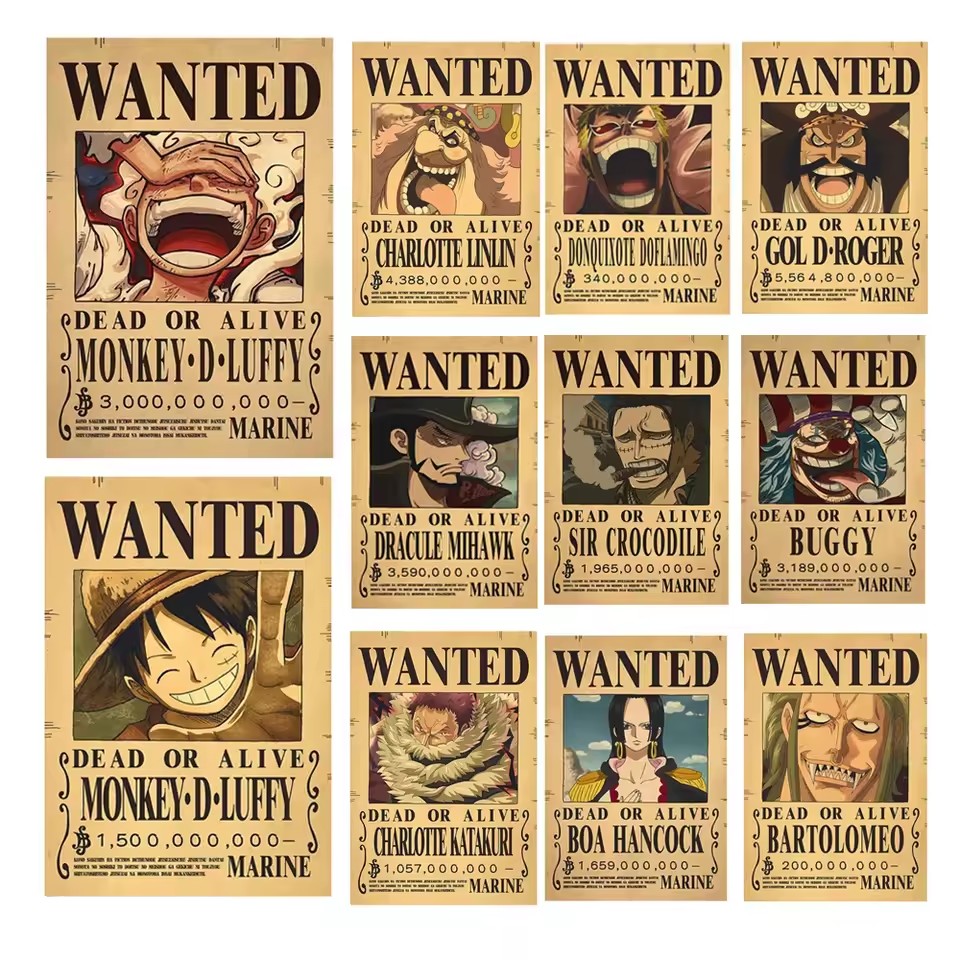 Anime One Piece Bounty Wanted  - Vintage Toy Collector recensie en prijs