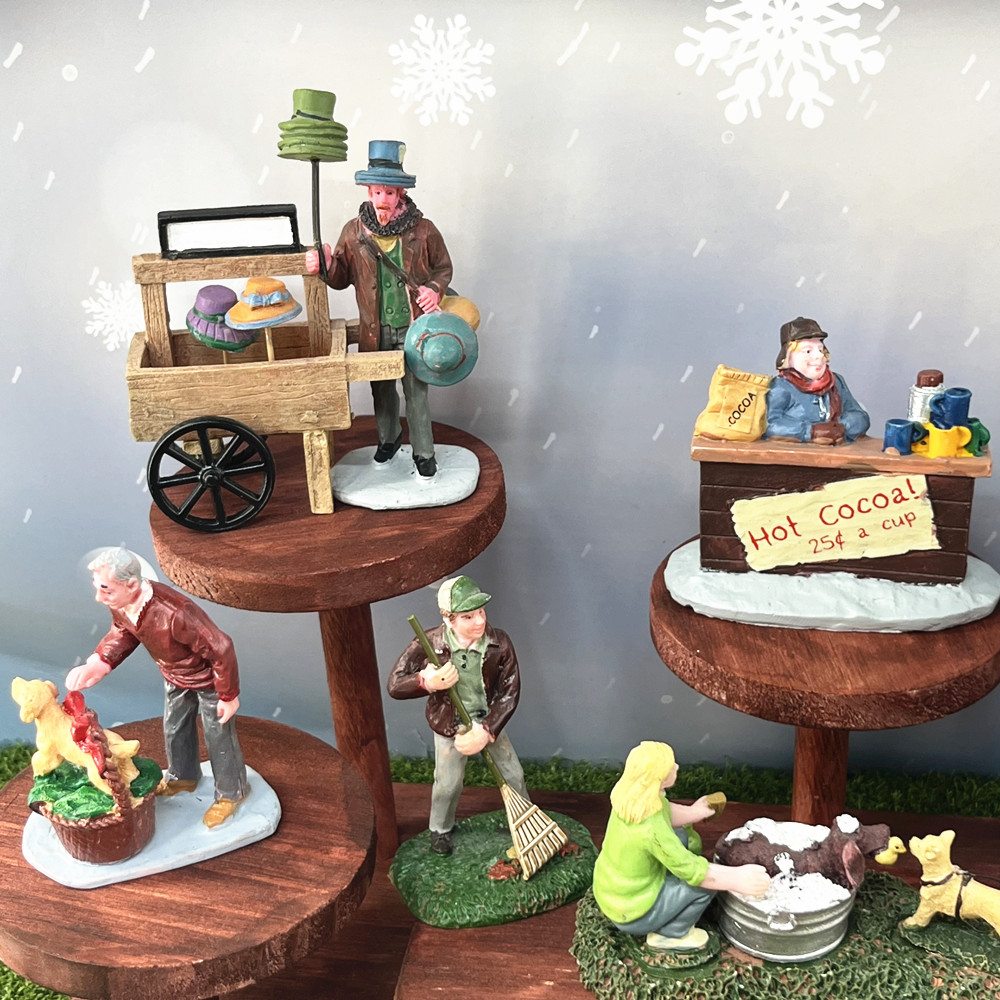 Vintage Kerstdorp Figuurtjesse - Vintage Collectible Market recensie en prijs