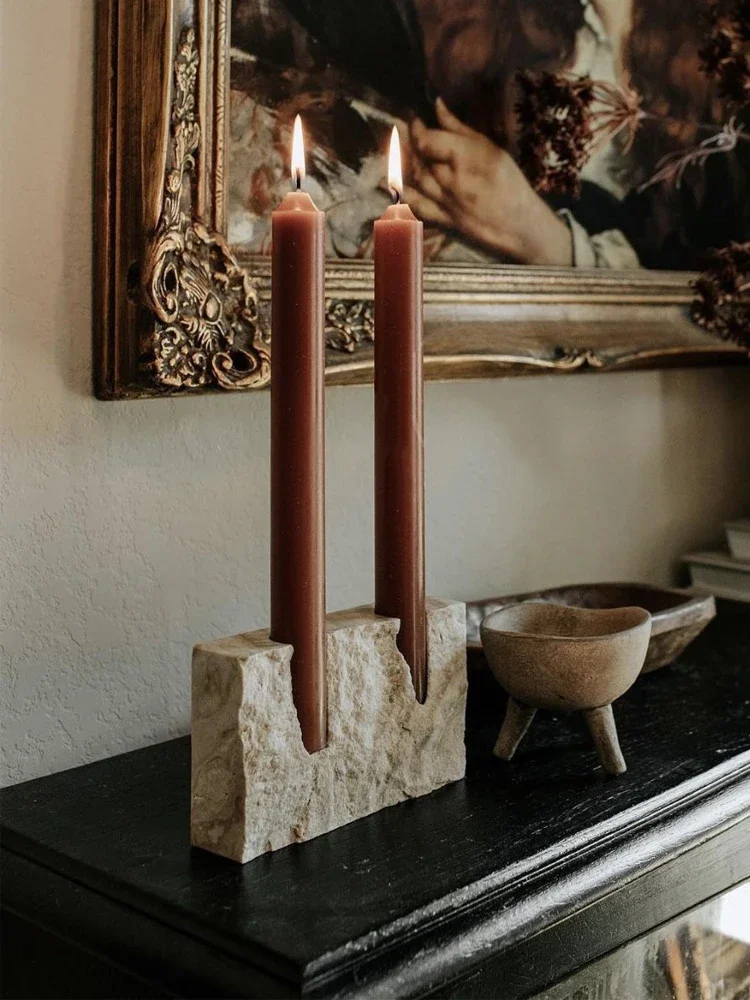 2-gaats marmeren kaarsenhouder - Vintage Collectible Marbles recensie en prijs