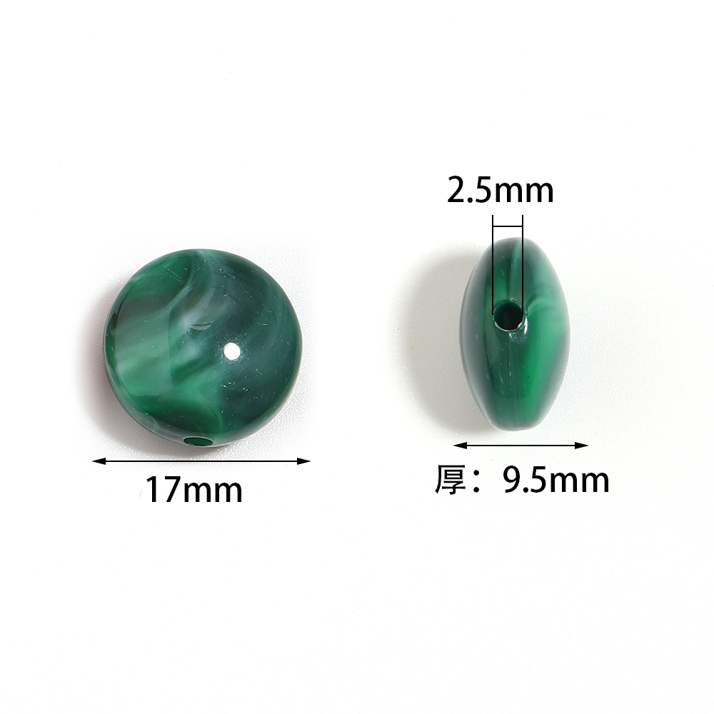 10 stuks 17mm platte ronde acr - Vintage Collectible Item recensie en prijs